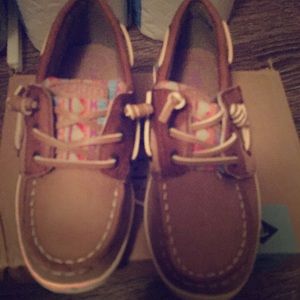 Kid’s sperry top-sider shoes, size 11M